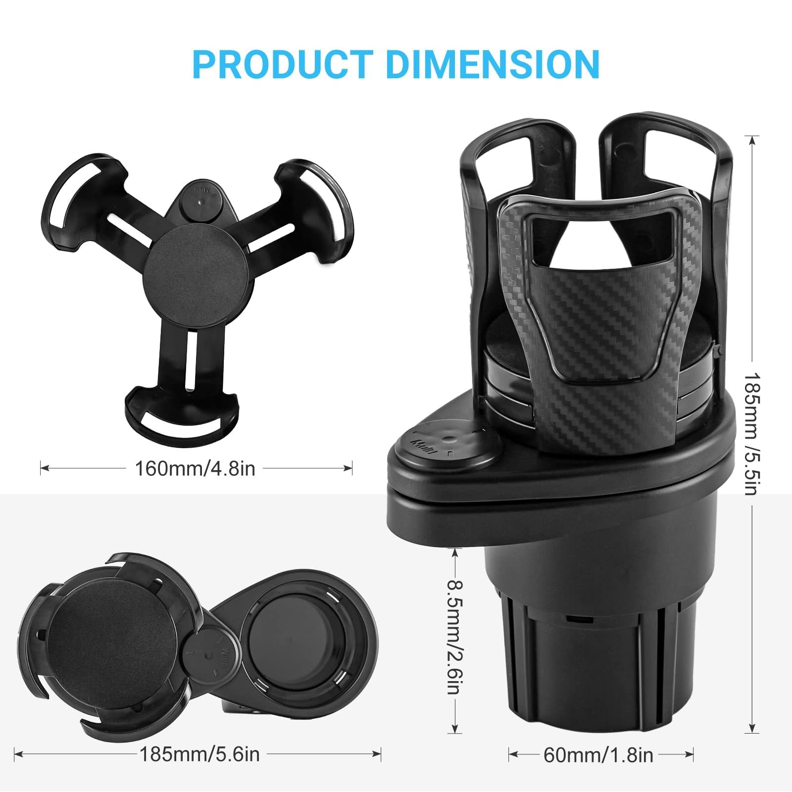 360 Degrees Rotatable Water Cup Holder